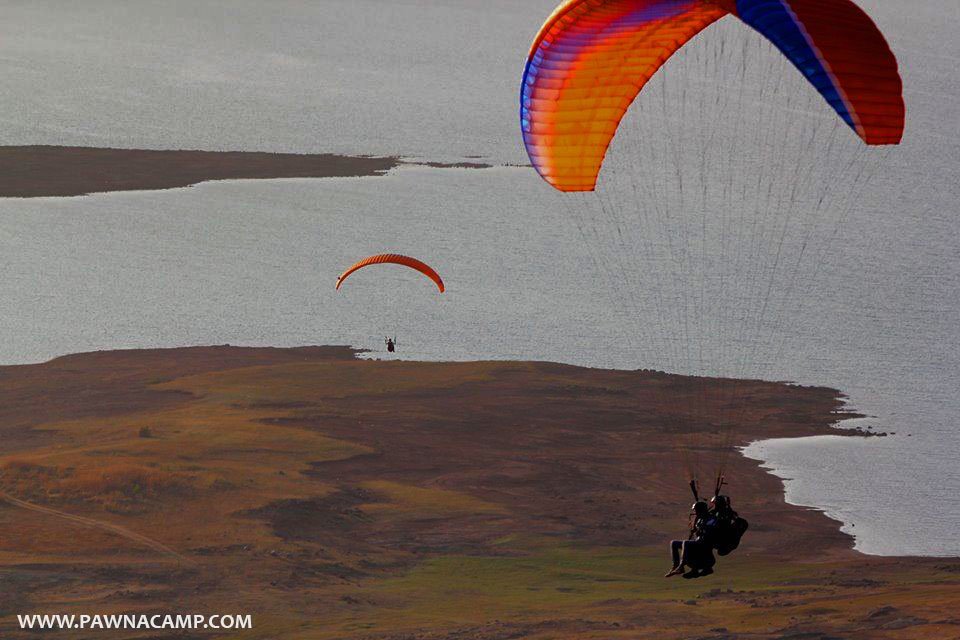 Tandem Paragliding at Pawna lake