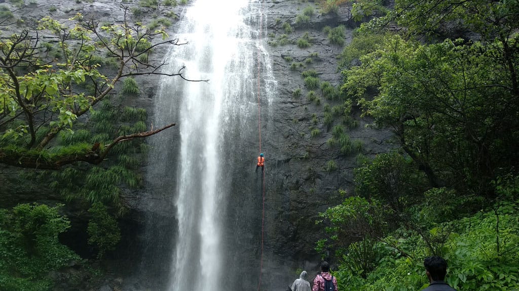 Dudhiware waterfall in Lonavala