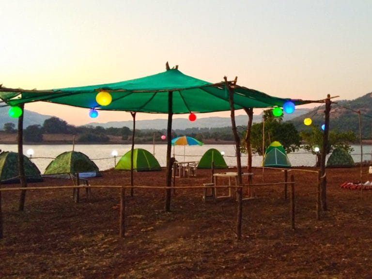 camping at Uksan lake