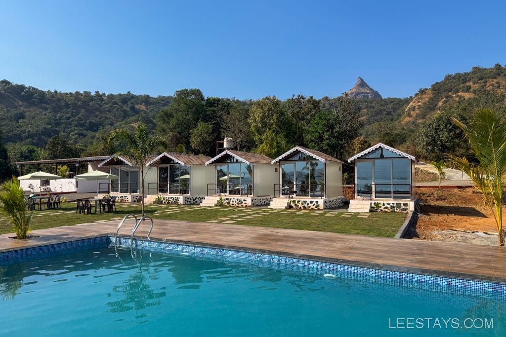 P1 – CozyNest – Budget stay near Pawna lake with swimming pool